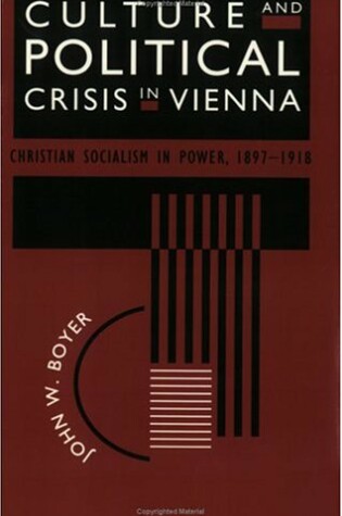 Cover of Culture and Political Crisis in Vienna