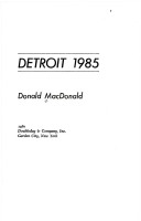 Book cover for Detroit, 1985