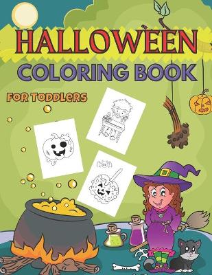 Book cover for Halloween Coloring Book for Toddlers