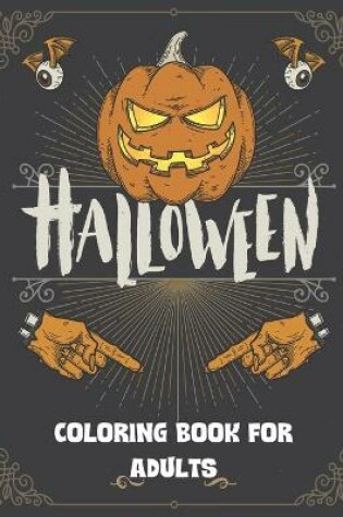 Cover of Halloween Coloring Book for Adults