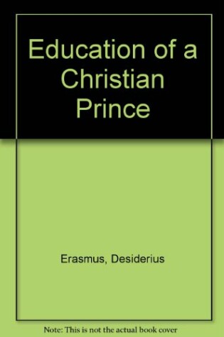 Cover of Education of a Christian Prince