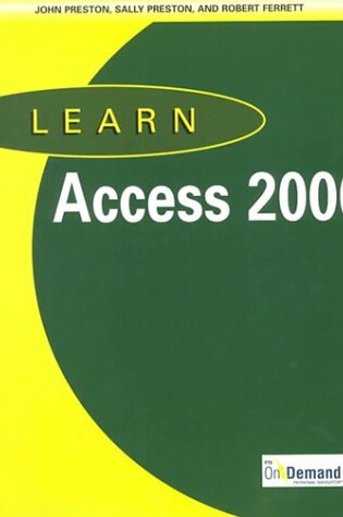 Cover of Learn Access 2000 and CD-ROM and Users Guide