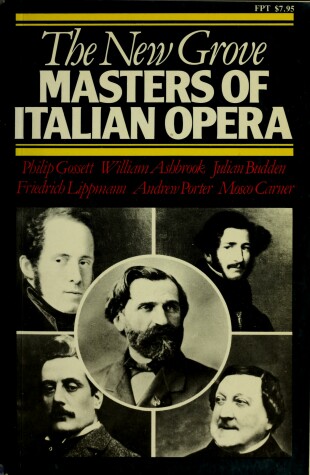 Cover of New Grove Masters of Italian Opera