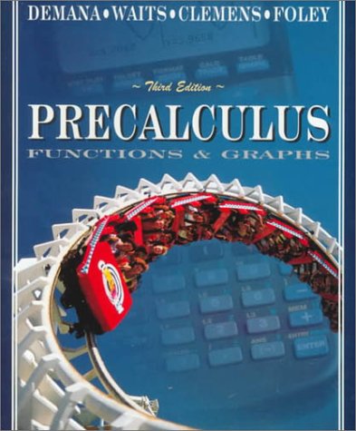 Book cover for Precalculus: Functions and Graphs