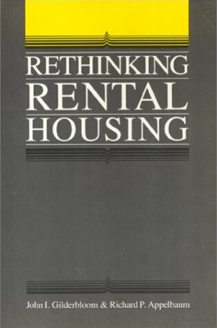 Cover of Rethinking Rental Housing