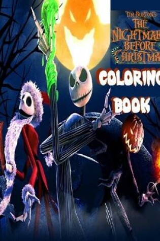 Cover of The Nightmare Before Christmas Coloring Book