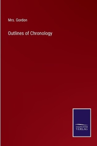 Cover of Outlines of Chronology