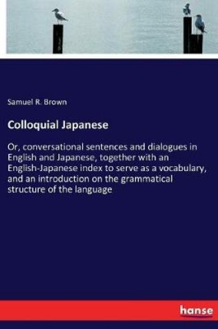Cover of Colloquial Japanese