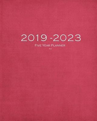 Book cover for 2019-2023 Red Five Year Planner