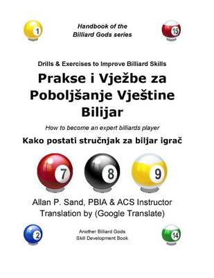 Book cover for Drills & Exercises to Improve Billiard Skills (Croatian)