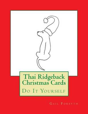 Book cover for Thai Ridgeback Christmas Cards