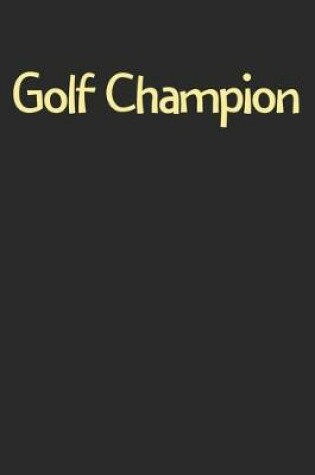 Cover of Golf Champion