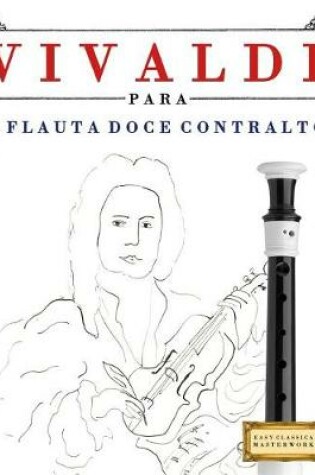 Cover of Vivaldi Para a Flauta Doce Contralto