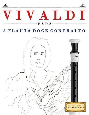 Book cover for Vivaldi Para a Flauta Doce Contralto