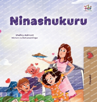 Cover of I am Thankful (Swahili Book for Children)