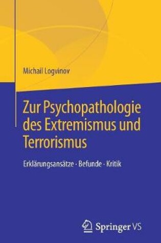 Cover of Zur Psychopathologie des Extremismus und Terrorismus