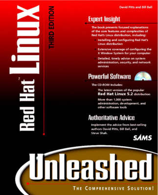 Book cover for Red Hat Linux Unleashed, Third Edition