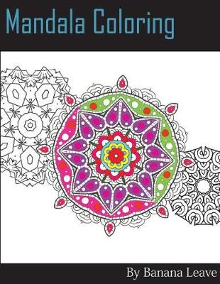 Book cover for Mandala Coloring Book; 25 Designs and Stress Relieving Patterns for Adult Relaxation, Meditation, and Mindfulness