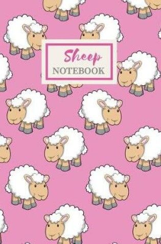 Cover of Pink Sheep Composition Notebook - Back To School Journal For Girls