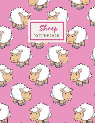 Book cover for Pink Sheep Composition Notebook - Back To School Journal For Girls