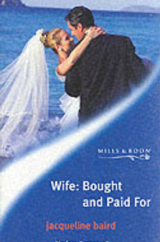 Cover of Wife, Bought and Paid for