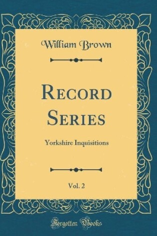 Cover of Record Series, Vol. 2