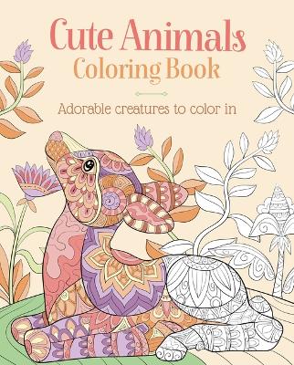 Book cover for Cute Animals Coloring Book