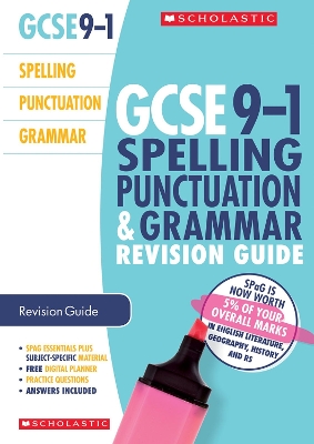 Book cover for Spelling, Punctuation and Grammar Revision Guide for All Boards