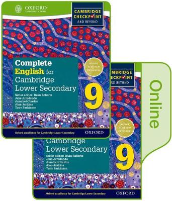 Book cover for Complete English for Cambridge Lower Secondary Print and Online Student Book 9