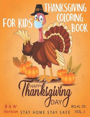 Cover of Thanksgiving Coloring Book for Kids