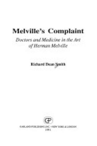 Cover of Melville's Complaint