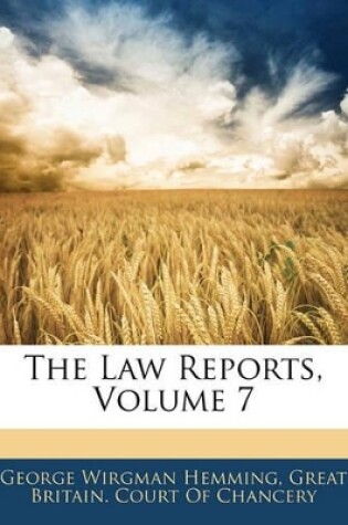 Cover of The Law Reports, Volume 7