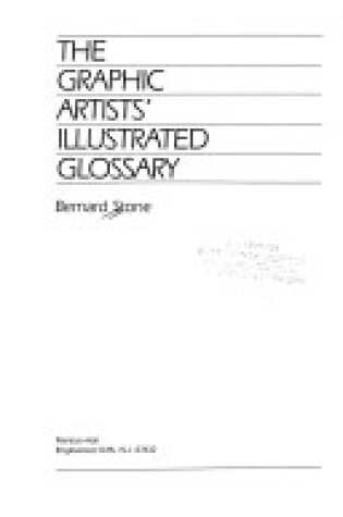 Cover of The Graphic Artist's Illustrated Glossary