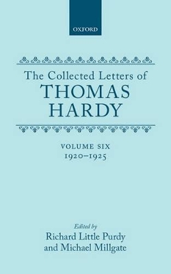 Book cover for Volume 6: 1920-1925