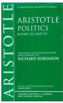 Book cover for Politics: Books III and IV