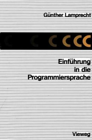 Cover of Einführung in die Programmiersprache C