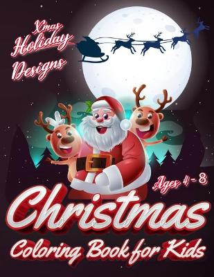 Book cover for Christmas Coloring Book for Kids