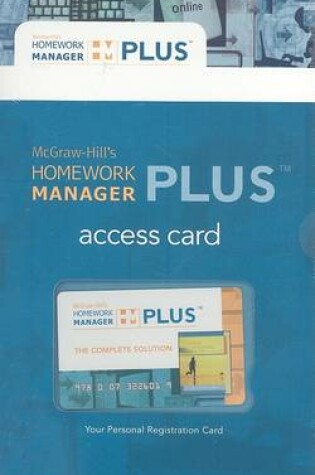 Cover of McGraw-Hill's Homework Manager Plus to Accompany College Accounting 11E