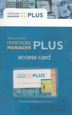 Book cover for McGraw-Hill's Homework Manager Plus to Accompany College Accounting 11E