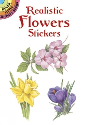 Book cover for Realistic Flowers Stickers