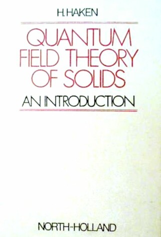 Book cover for Quantum Field Theory of Solids