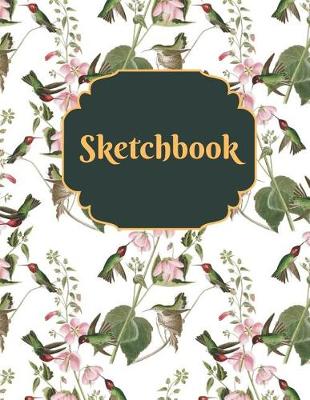 Book cover for Basics Sketchbook - Hummingbirds in Flight Notebook