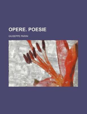 Book cover for Opere. Poesie