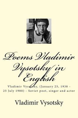 Book cover for Poems Vladimir Vysotsky in English