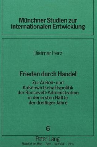 Cover of Frieden Durch Handel