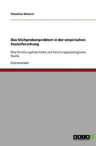 Cover of Das Stichprobenproblem in der empirischen Sozialforschung