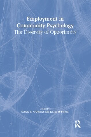 Cover of Employment in Community Psychology