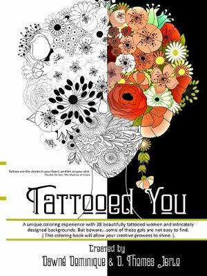 Book cover for Tattooed You, Adult Coloring Book