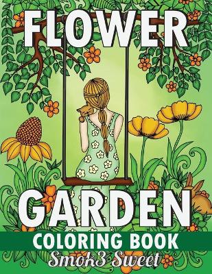 Book cover for Flower Garden Coloring Book