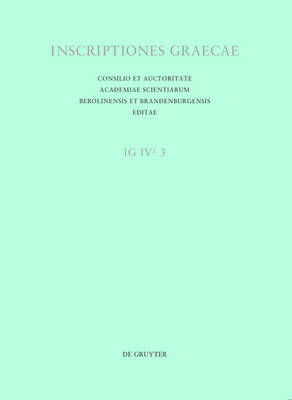 Book cover for Inscriptiones Corinthiae Saeculorum IV. V. VI.